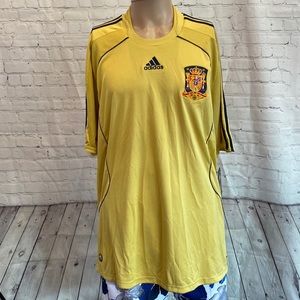 Adidas XXL vintage 2008/09 Spain away soccer jersey NWT